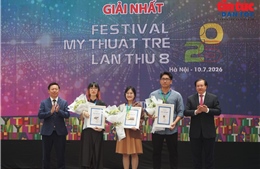 Giải thưởng Festival Mỹ thuật trẻ lần thứ 8: Giới thiệu những sáng tạo xuất sắc của nghệ sĩ trẻ
