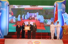 Phó Chủ tịch nước Đặng Thị Ngọc Thịnh dự Lễ kỷ niệm 60 năm thành lập Trường Đại học Thể dục Thể thao Bắc Ninh 