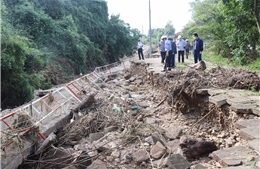 Phú Yên: Hệ thống thủy nông Đồng Cam bị sạt lở nghiêm trọng