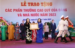 Phó Chủ tịch nước trao phần thưởng cao quý tặng các tập thể, cá nhân của tỉnh Đồng Nai