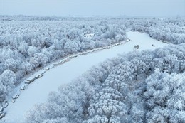 Vận tải đường sắt ở Tây Bắc Trung Quốc gián đoạn do tuyết rơi dày