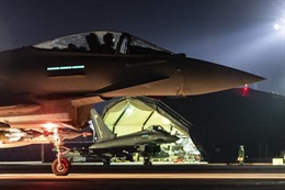 Mỹ - Anh triển khai đợt không kích mới nhằm vào Houthi tại Yemen