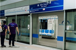 TP Hồ Chí Minh: Tàu metro Bến Thành - Suối Tiên phải tạm dừng 10 phút do thời tiết xấu