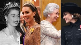 Những bộ trang sức độc quyền của Công nương Kate Middleton được thừa hưởng từ Nữ hoàng Elizabeth
