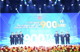 Hải quan thông tin ‘kim ngạch xuất nhập khẩu cán mốc 900 tỷ USD’ 