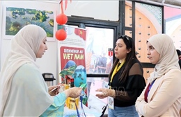 Điểm đến Việt Nam 'níu chân' khách quốc tế tại Hội chợ du lịch Algeria
