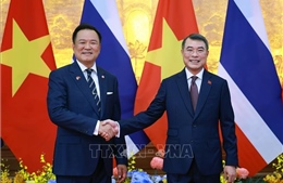 Thủ tướng Lê Minh Hưng chủ trì lễ đón trọng thể Thủ tướng Thái Lan