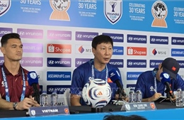 ASEAN Cup 2026: HLV Kim Sang Sik khẳng định mục tiêu đánh bại Indonesia