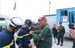 Đoàn cứu nạn, cứu hộ Việt Nam được trao tặng Huy chương 'Anh hùng Venezuela'
