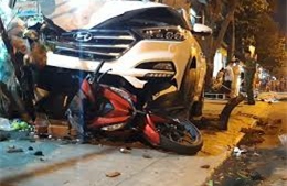Cảnh sát giao thông gây tai nạn khiến 2 người tử vong