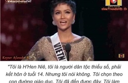 Phát ngôn của Hoa hậu H’Hen Niê thành trào lưu mới trên mạng xã hội 