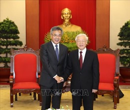 Tổng Bí thư Nguyễn Phú Trọng tiếp Phó Thủ tướng Trung Quốc Hồ Xuân Hoa
