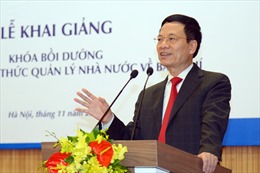 Bộ trưởng Nguyễn Mạnh Hùng: Báo chí phải thể hiện dòng chảy chính của xã hội