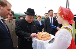 KCNA: Nhà lãnh đạo Triều Tiên được đón tiếp nồng ấm và hữu nghị tại Nga