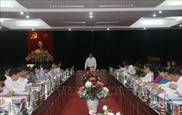 Trưởng ban Tổ chức Trung ương Phạm Minh Chính làm việc, triển khai công tác cán bộ tại Sơn La 