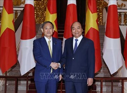 Thủ tướng Nguyễn Xuân Phúc hội đàm với Thủ tướng Nhật Bản Suga Yoshihide