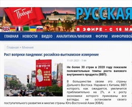 Báo Nga ấn tượng về thành tựu kinh tế, đối ngoại của Việt Nam