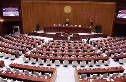 Bàn giao công trình Nhà Quốc hội phục vụ Kỳ họp thứ nhất Quốc hội Lào 