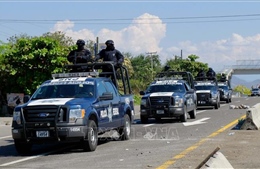 Mexico: Truy lùng thủ phạm tấn công đoàn xe cảnh sát khiến 13 người thiệt mạng