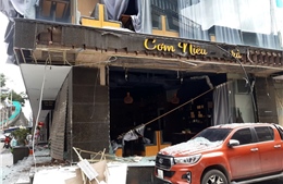 Nổ lớn tại tầng 1 chung cư Trần Hưng Đạo Plaza khiến một người bị thương