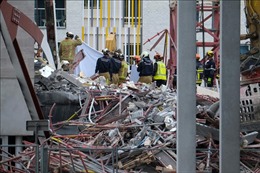 Bỉ: Sập một phần công trình xây dựng trường học khiến 5 thợ xây thiệt mạng