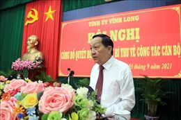 Đồng chí Nguyễn Thành Thế giữ chức vụ Phó Bí thư Tỉnh ủy Vĩnh Long