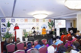 Phó Chủ tịch nước Võ Thị Ánh Xuân dự lễ khai mạc Hội nghị thượng đỉnh phụ nữ toàn cầu 2021 