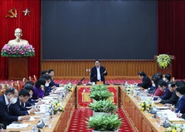 Thủ tướng Phạm Minh Chính làm việc với lãnh đạo chủ chốt tỉnh Cao Bằng