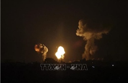 Israel tấn công trả đũa sau loạt rocket bắn từ Gaza