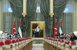 UAE và Thổ Nhĩ Kỳ ký thỏa thuận đối tác kinh tế toàn diện