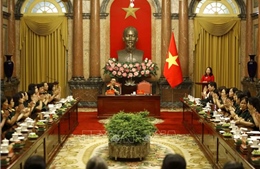Phó Chủ tịch nước tiếp Đoàn đại biểu Hội Nữ chiến sỹ Trường Sơn - đường Hồ Chí Minh