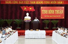 Thủ tướng làm việc với Ban Thường vụ Tỉnh uỷ Bình Thuận