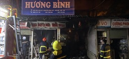 Kịp thời dập tắt đám cháy tại Khu tập thể Nguyễn Công Trứ, Hà Nội
