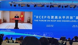 Phó Thủ tướng Lê Văn Thành phát biểu tại Diễn đàn &#39;RCEP và mở cửa với trình độ cao hơn&#39;