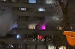 Nga: Cháy tòa nhà cao tầng ở Moskva khiến 6 người thiệt mạng 