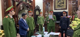 Khởi tố, bắt tạm giam nguyên Phó Chủ tịch UBND tỉnh Hà Nam Trương Minh Hiến