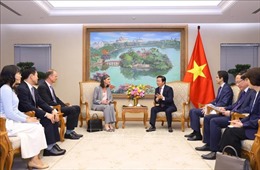 Phó Thủ tướng Trần Hồng Hà tiếp Giám đốc USAID và Trưởng đại diện UNDP tại Việt Nam
