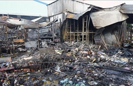 Cháy chợ Bình Thành, thiệt hại nhiều tỷ đồng