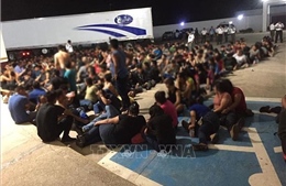 Mexico giải cứu trên 200 người di cư bị suy kiệt trong thùng xe tải