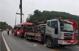 Tai nạn giao thông liên tiếp trên cao tốc Nội Bài - Lào Cai