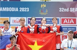 SEA Games 32: Đội tuyển bóng rổ nữ Việt Nam đoạt tấm HCV lịch sử
