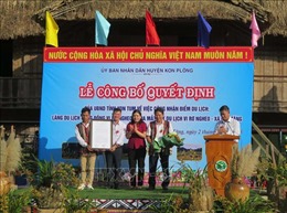 Ra mắt làng du lịch cộng đồng Vi Rơ Ngheo, Kon Tum