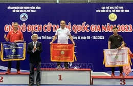 Giải Vô địch Cử tạ trẻ Quốc gia 2023: Hà Nội giành giải Nhất toàn đoàn