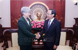 Bí thư Thành ủy TP Hồ Chí Minh tiếp Bộ trưởng Ngoại giao Australia