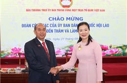 Thúc đẩy hợp tác giữa Mặt trận Tổ quốc Việt Nam và Ủy ban Dân tộc Quốc hội Lào