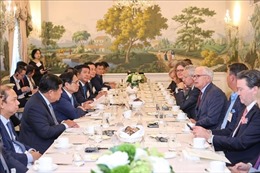 Thủ tướng ăn trưa làm việc với các doanh nghiệp bán dẫn hàng đầu Hoa Kỳ