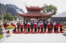 Khánh thành công trình tôn tạo Di tích Bác Hồ về thăm Tập đoàn sản xuất Chí Hòa