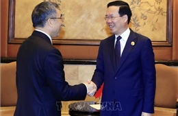 Chủ tịch nước Võ Văn Thưởng tiếp lãnh đạo Tập đoàn Huawei