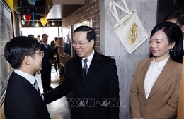 Chủ tịch nước Võ Văn Thưởng thăm nhà hàng của cựu lưu học sinh Việt Nam tại Nhật Bản