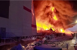 Nga: Cháy lớn tại kho hàng ở thành phố St. Petersburg